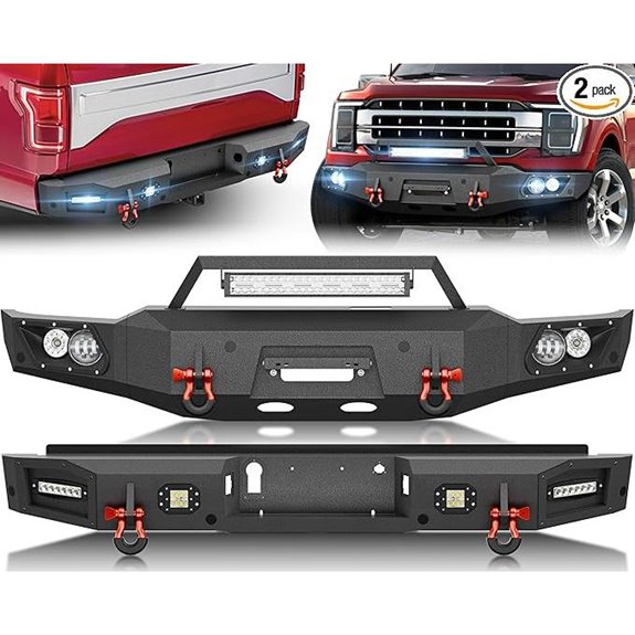 Front & Rear Bumper for 2021-2024 Ford F150