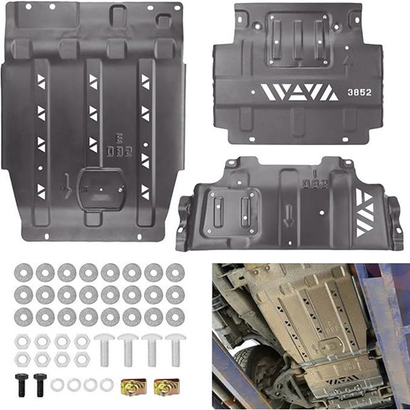 Manganese Steel Skid Plate Package for Ford F150