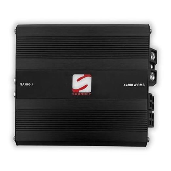 4-Channel Digital Car Amplifier with Crossover