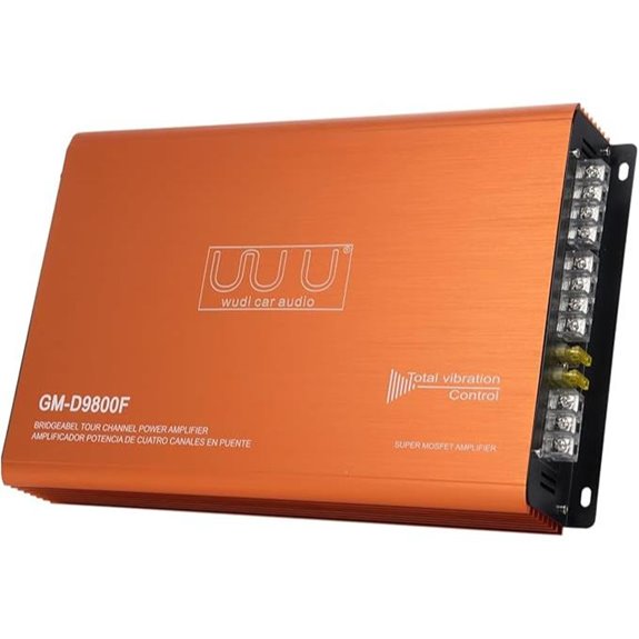 Wudi 4-Channel Car Amplifier 400W Universal Compatibility