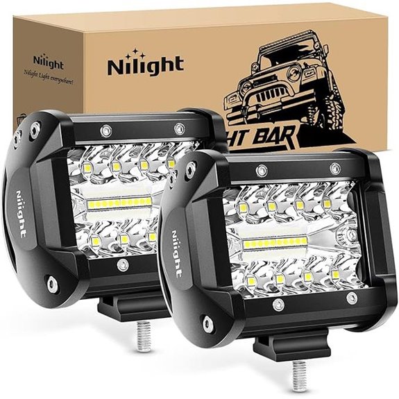 Nilight 4-Inch 60W LED Light Pods (2-Pack)