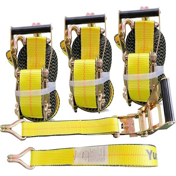Heavy Duty Ratchet Straps (4-Pack) 2 x 30