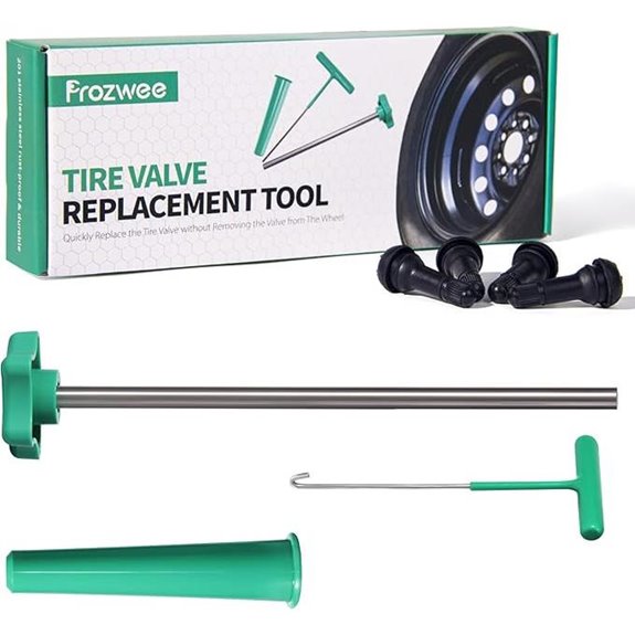 Tire Valve Stem Core Replacement Tool Kit (4PCS)