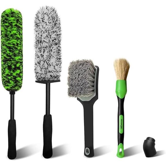 YeewayVeh 4PCS Wheel Cleaning Kit with Brushes