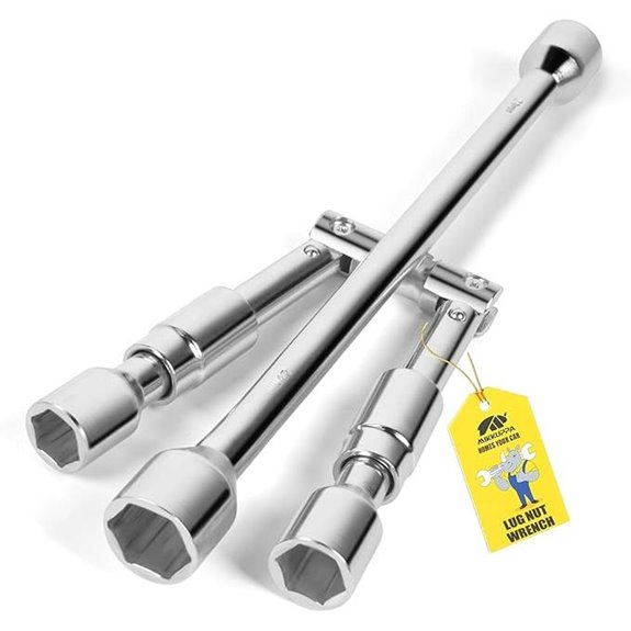 MIKKUPPA 4-Way Folding Tire Iron for Vehicles