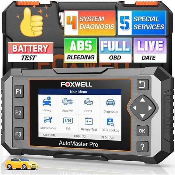 FOXWELL NT614 Elite OBD2 Scanner with Multiple Resets