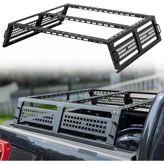 JOYTUTUS Full Size Truck Bed Rack for SUVs
