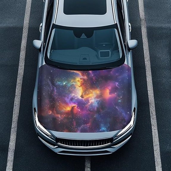 Dreaweet Galaxy Car Hood Cover Protector for Vehicles