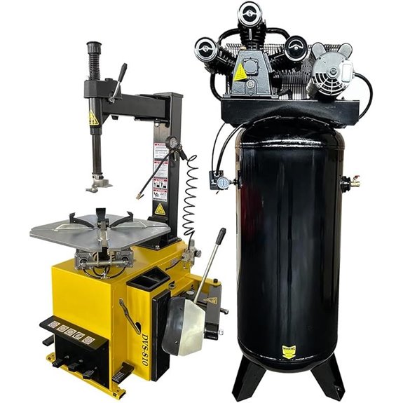 21 Tire Changer & Air Compressor Garage Equipment