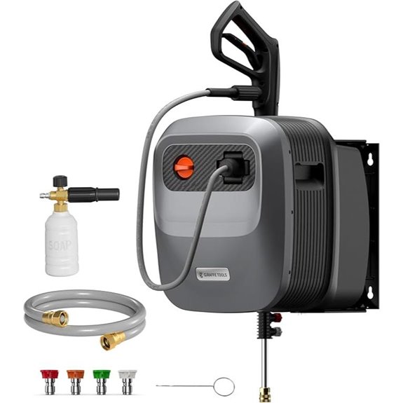 Giraffe Tools G20 Retractable Pressure Washer 2500 PSI
