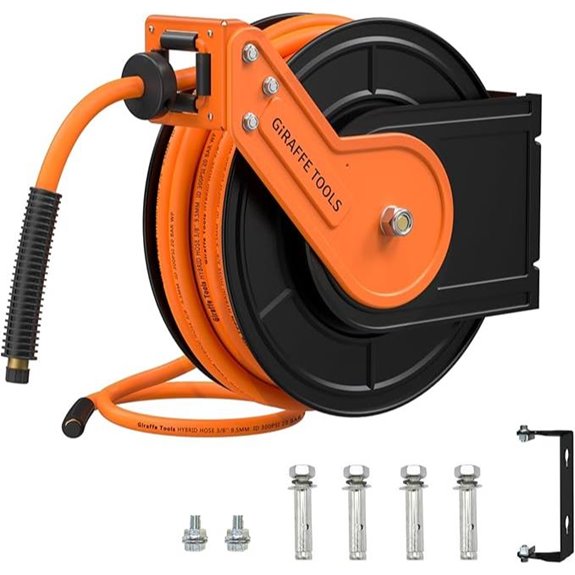 Giraffe TA15BPLUS Retractable Air Hose Reel 50ft