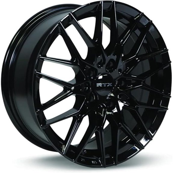 RTX V20 Custom Wheel 18x8 Gloss Black