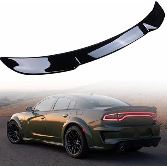 Dodge Charger Rear Spoiler Wing in Glossy Black