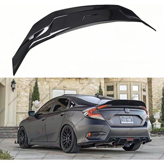 Honda Civic 2016-2021 Rear Spoiler Duckbill Glossy Black