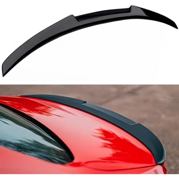 BMW F30 F80 M3 Rear Spoiler Glossy Black Duckbill