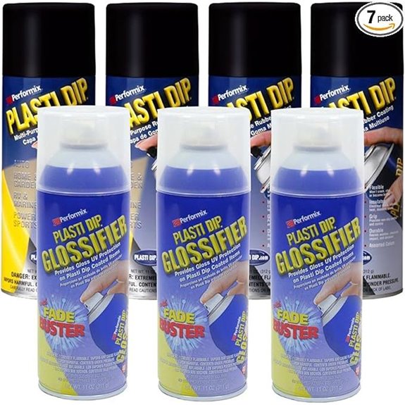 Plasti Dip 7 Pieces Gloss Wheel Kit - Black