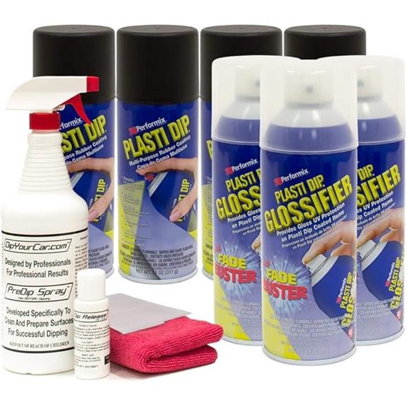 DipYourCar Gloss Black Wheel Paint Kit