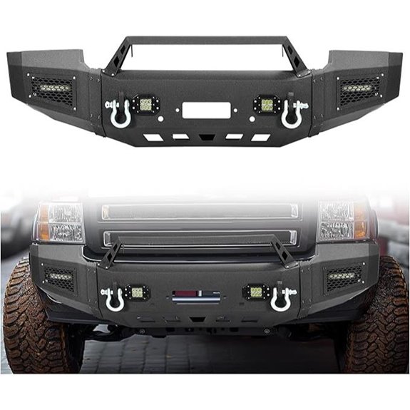 KUAFU Front Bumper Assembly for 2007-2013 GMC Sierra