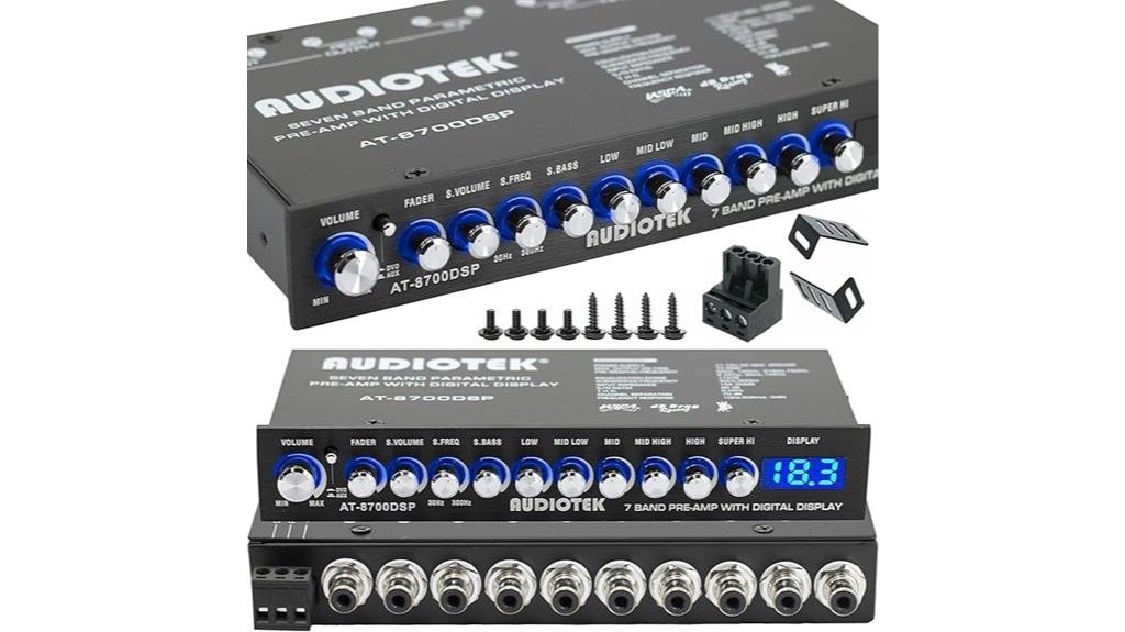 gold plated rca equalizer