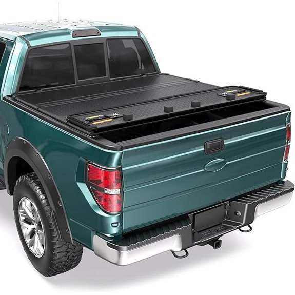 Hard Quad Truck Bed Tonneau Cover for Ford F-150
