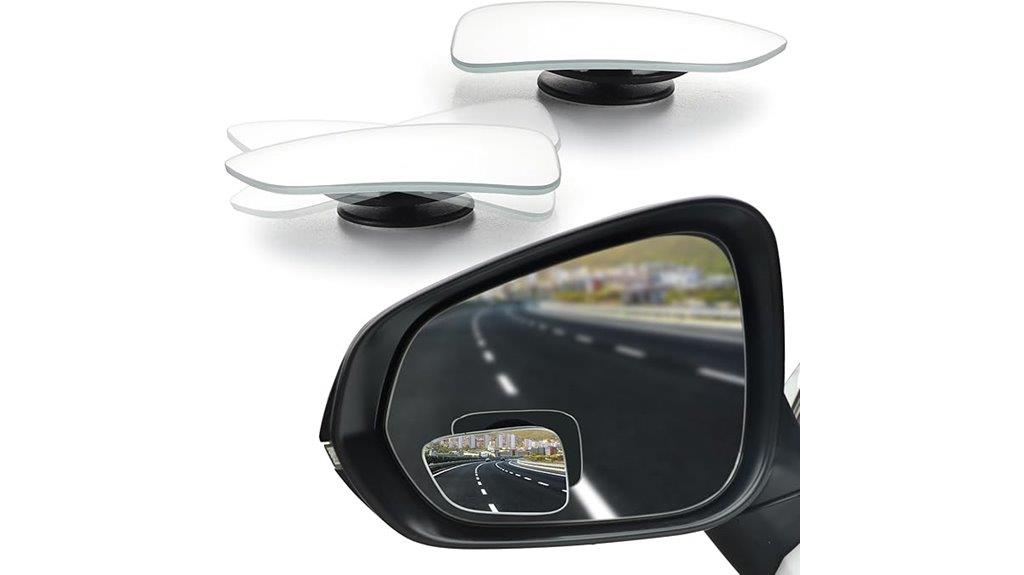 hd frameless side mirror