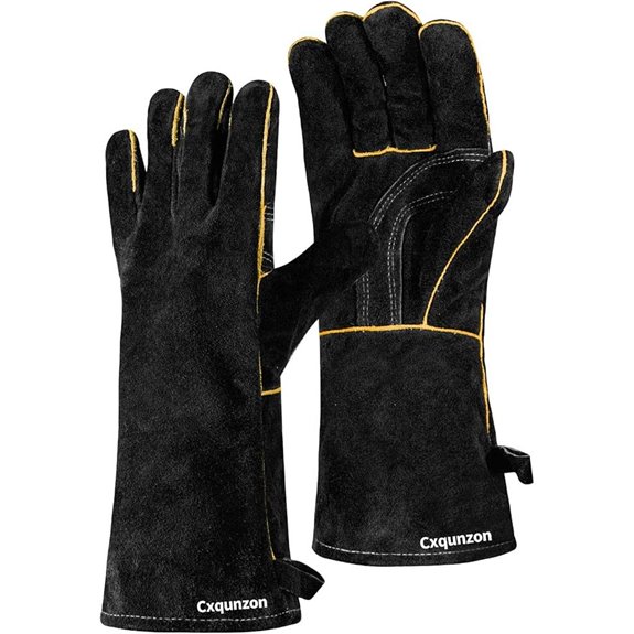 Leather MIG Welding Gloves (Heat Resistant)