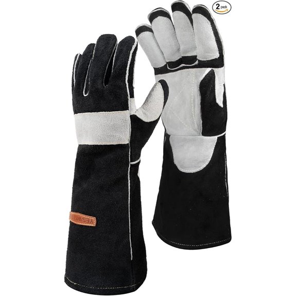 YESWELDER 16-Inch Heat-Resistant MIG Welding Gloves