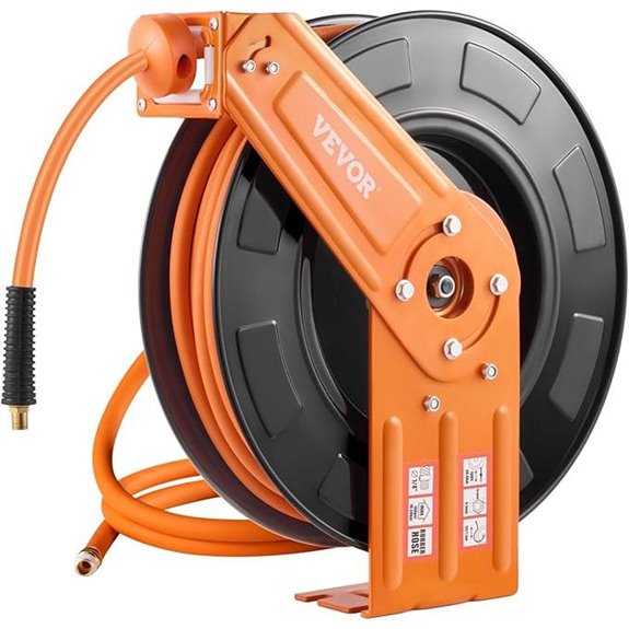 VEVOR Retractable Air Hose Reel 100ft Heavy Duty