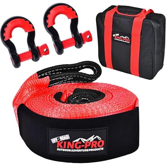 KING-PRO Snatch Strap Recovery Kit 20ft 33,000lbs