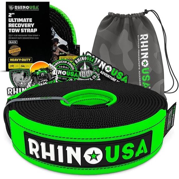 Rhino USA 20ft Heavy Duty Tow Strap