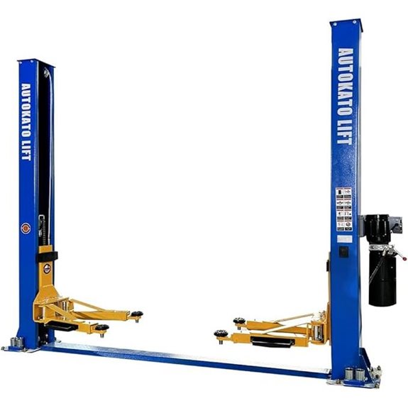 KATOOL 10000lbs 2 Post Car Lift with Floor Plate