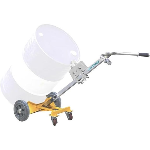 Heavy-Duty 55 Gallon Drum Dolly with Reinforced Design