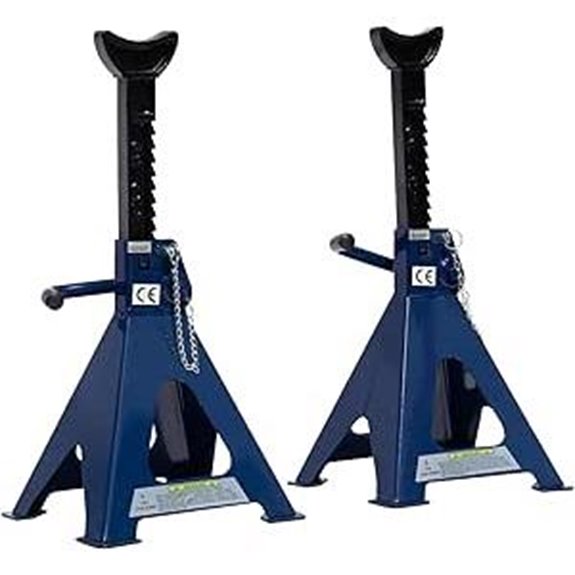 6 Ton Heavy Duty Jack Stands with Double Locking Pins