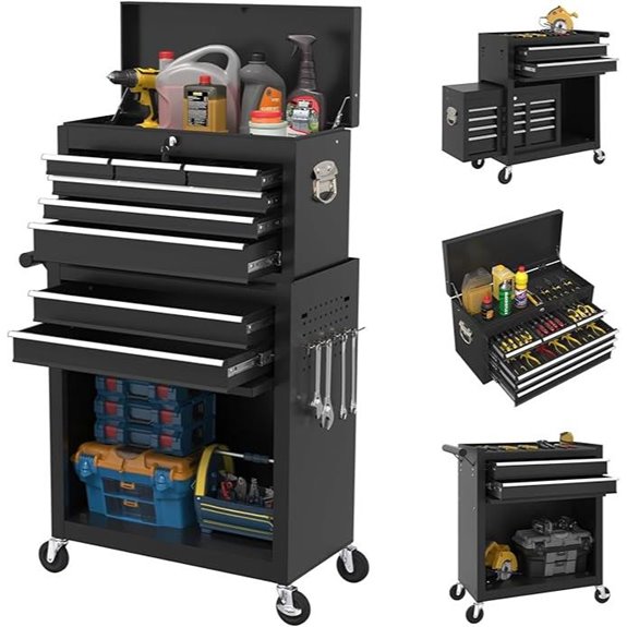Heavy Duty 8-Drawer Rolling Tool Chest