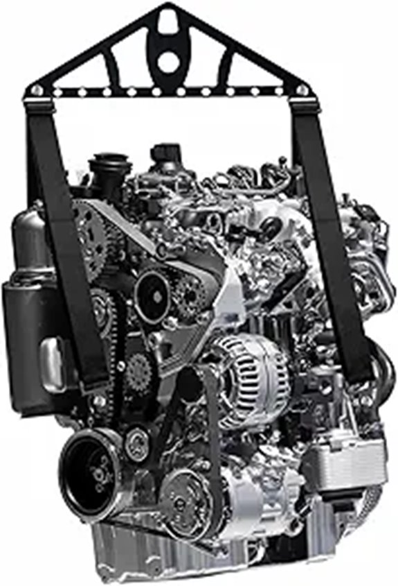Heavy Duty Engine Lift Sling Kit with Adjustable Straps