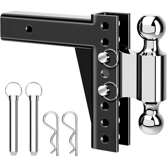 MaxxHaul 70380 Adjustable Dual Ball Mount (12,000 lbs)
