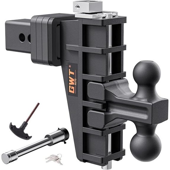 Heavy Duty Adjustable Trailer Hitch 28,000 lbs Capacity