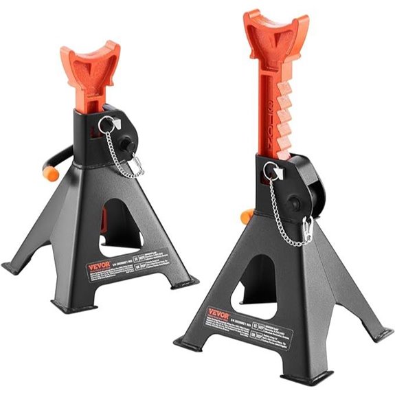 VEVOR 3 Ton Jack Stands Adjustable Double Locking