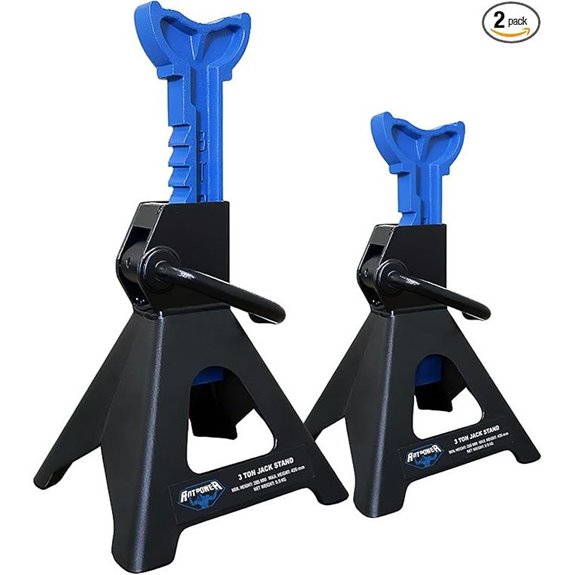 ANTPOWER 3 Ton Heavy Duty Adjustable Jack Stands (Pair)