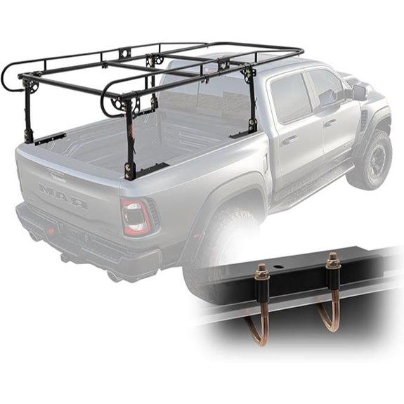 VEVOR Truck Ladder Rack 1000 Lbs Adjustable Width