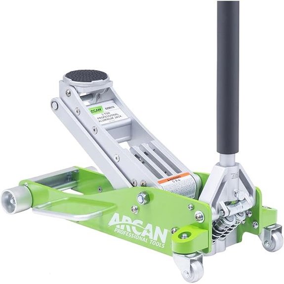 ARCAN 3-Ton Aluminum Floor Jack with Dual Pump