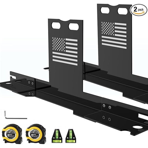 Heavy-Duty Wheel Alignment Tool with American Flag