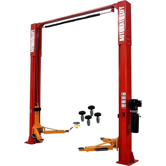 AK-M120 4HP 12000lbs Two Post Auto Lift