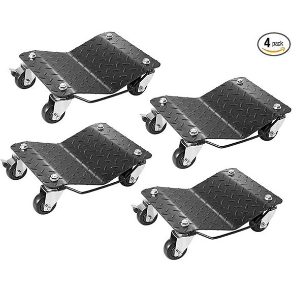 VEVOR 4-Pack Heavy-Duty Car Wheel Dollies