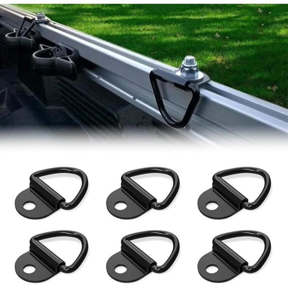 SKTYANTS Heavy Duty Cargo Tie-Down Rings (6-Pack)