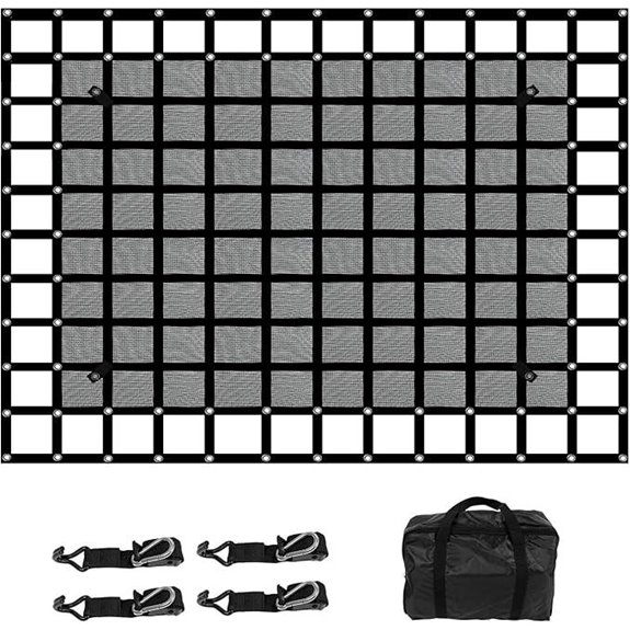Heavy Duty Truck Cargo Net with Straps