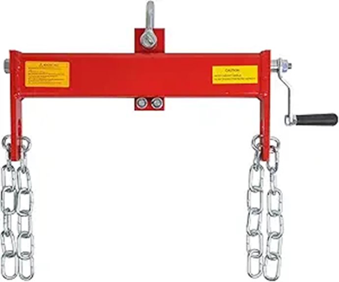 4000 LB Steel Chain Hoist with Load Leveler