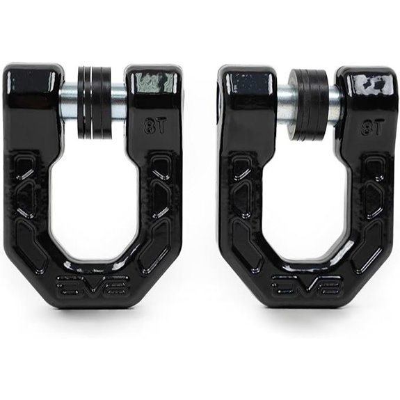 DV8 Offroad D-Ring Shackles 8 Ton Load Pair