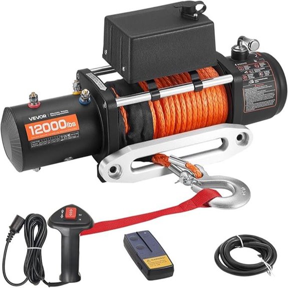 VEVOR 12000 lbs Electric Winch with Remote