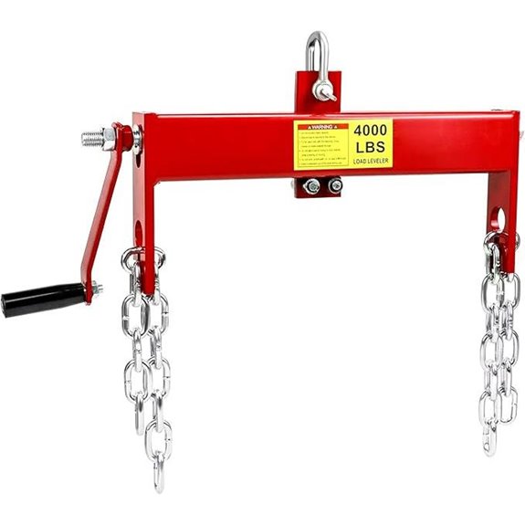 QWORK 4000lb Heavy Duty Engine Load Leveler